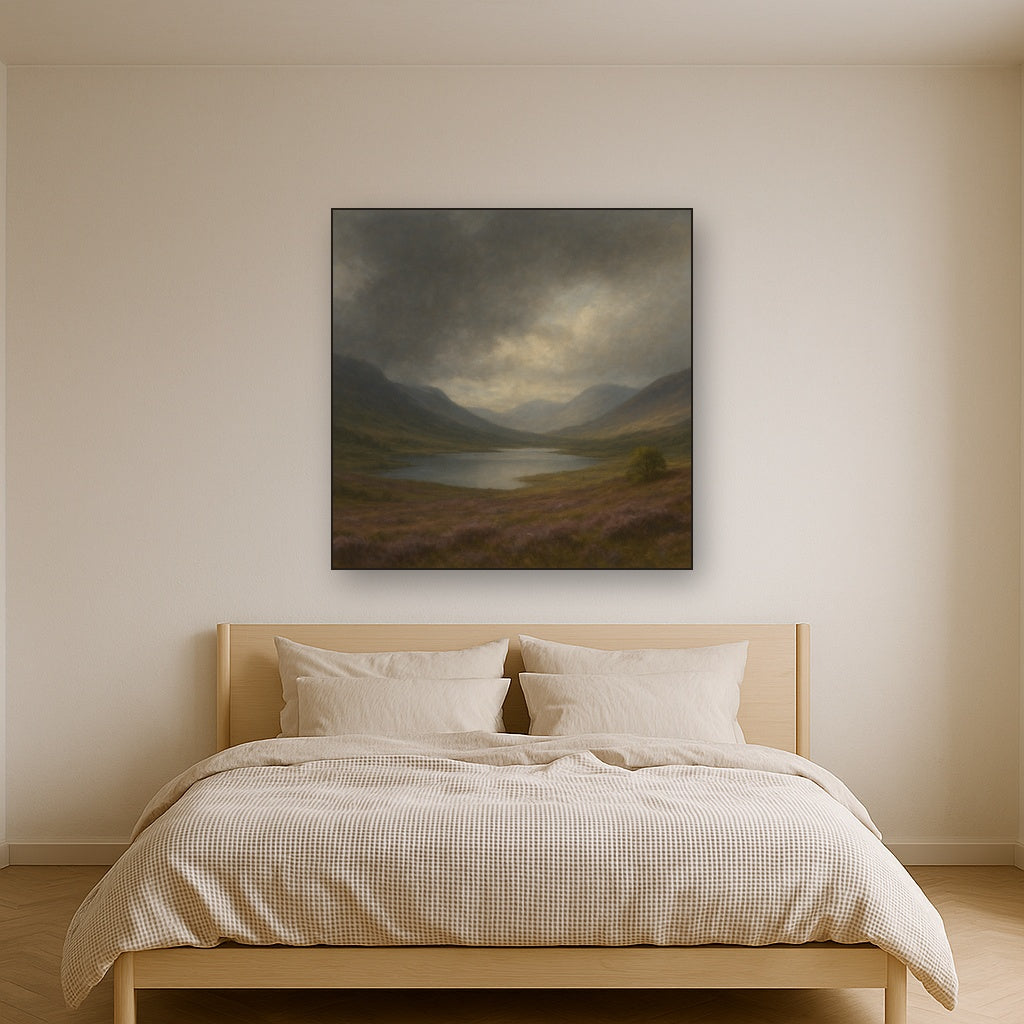 Highland Valley Storm Clearing No. 5 Oil Painting - View 3