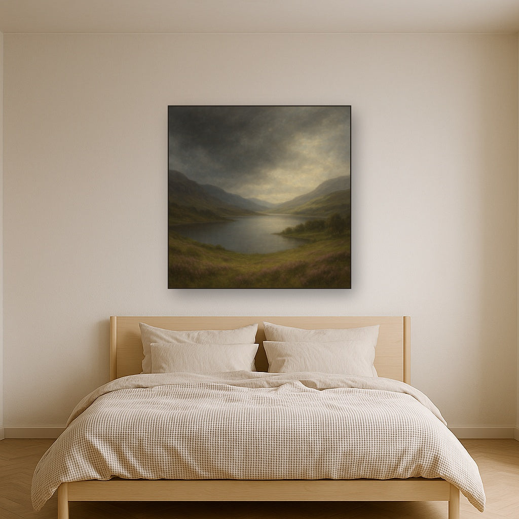 Highland Valley Storm Clearing No. 2 Oil Painting - View 3