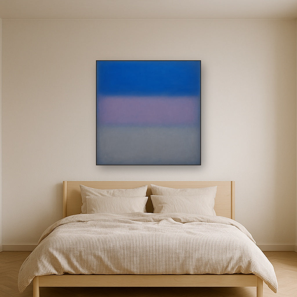 Cobalt Azure & Twilight Lavender Immersion No. 6 Oil Painting - View 3