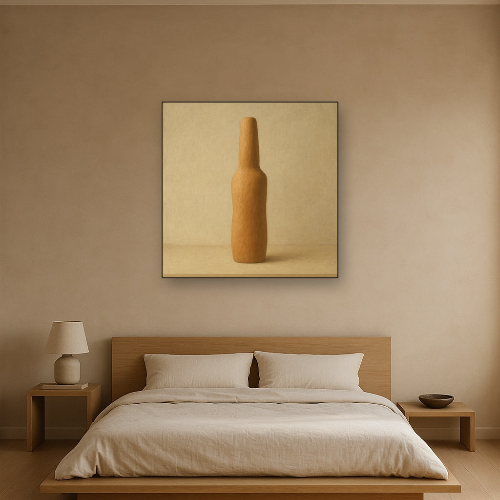 Sculpted Clay Monolith No. 7 - Modern Fine Art Oil Painting - View 3