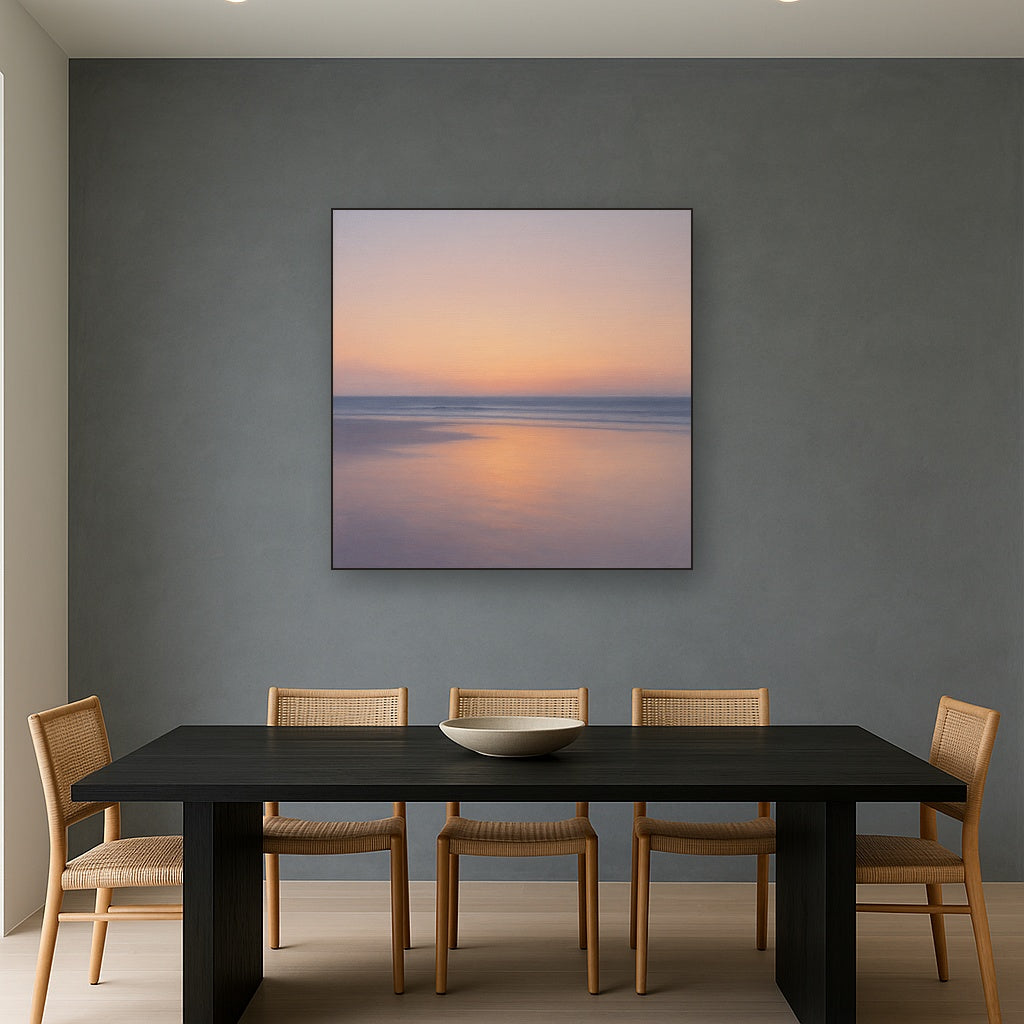 Golden Hour Surf Reflection No. 8 - Modern Fine Art Oil Painting - View 4