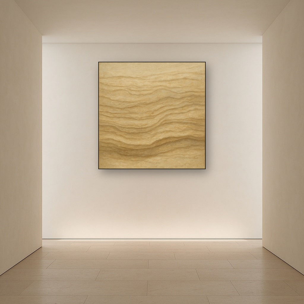 Weathered Mineral Sediments in Warm Ecru No. 22 Oil Painting - View 5