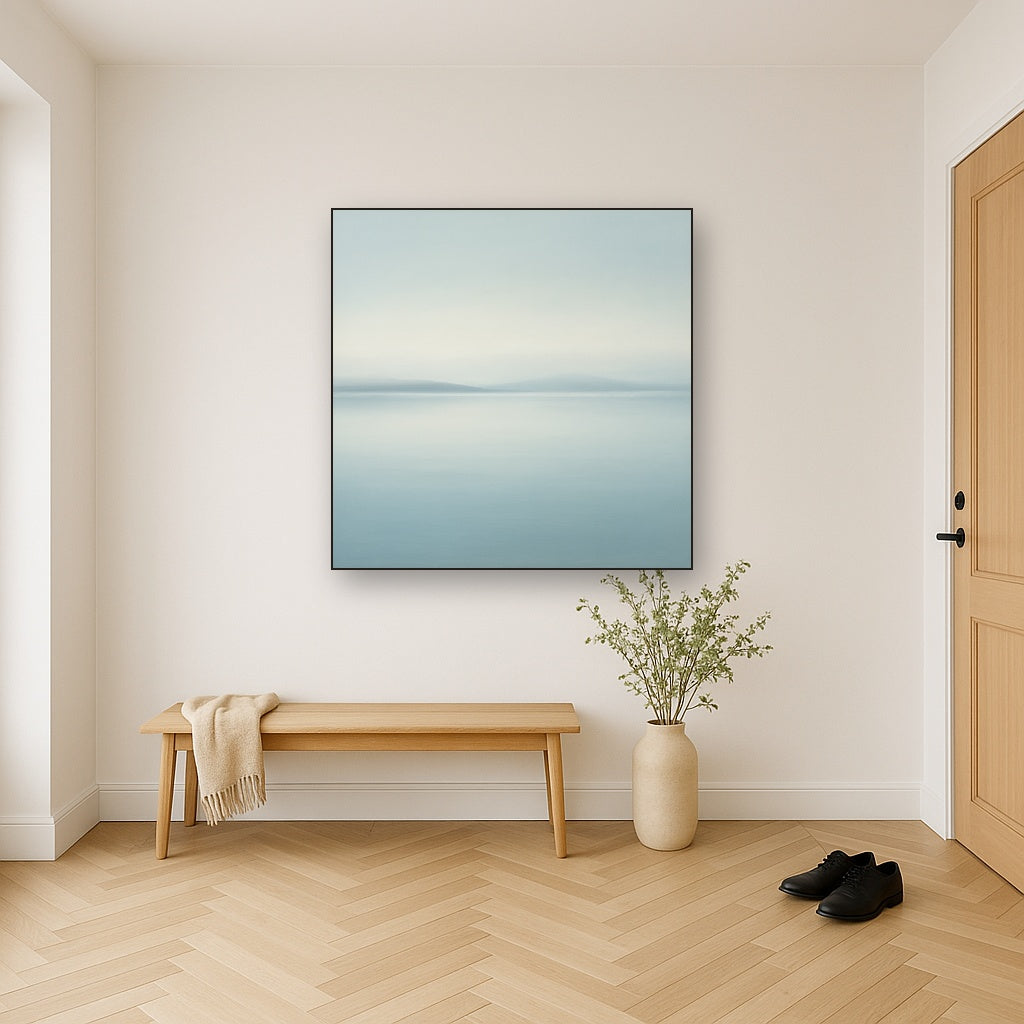 Glass Horizon over Quiet Arctic Waters No. 8 Oil Painting - View 5