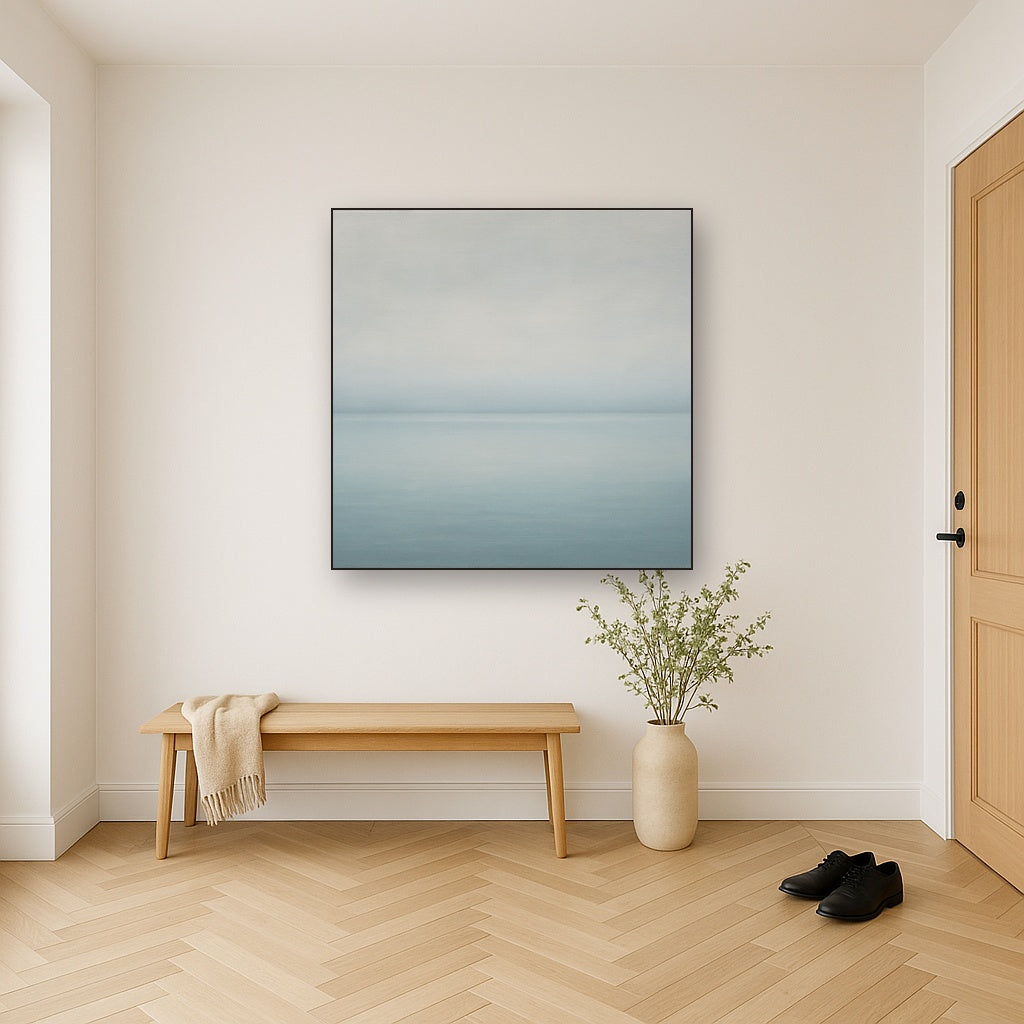 Glass Horizon over Quiet Arctic Waters No. 16 Oil Painting - View 5