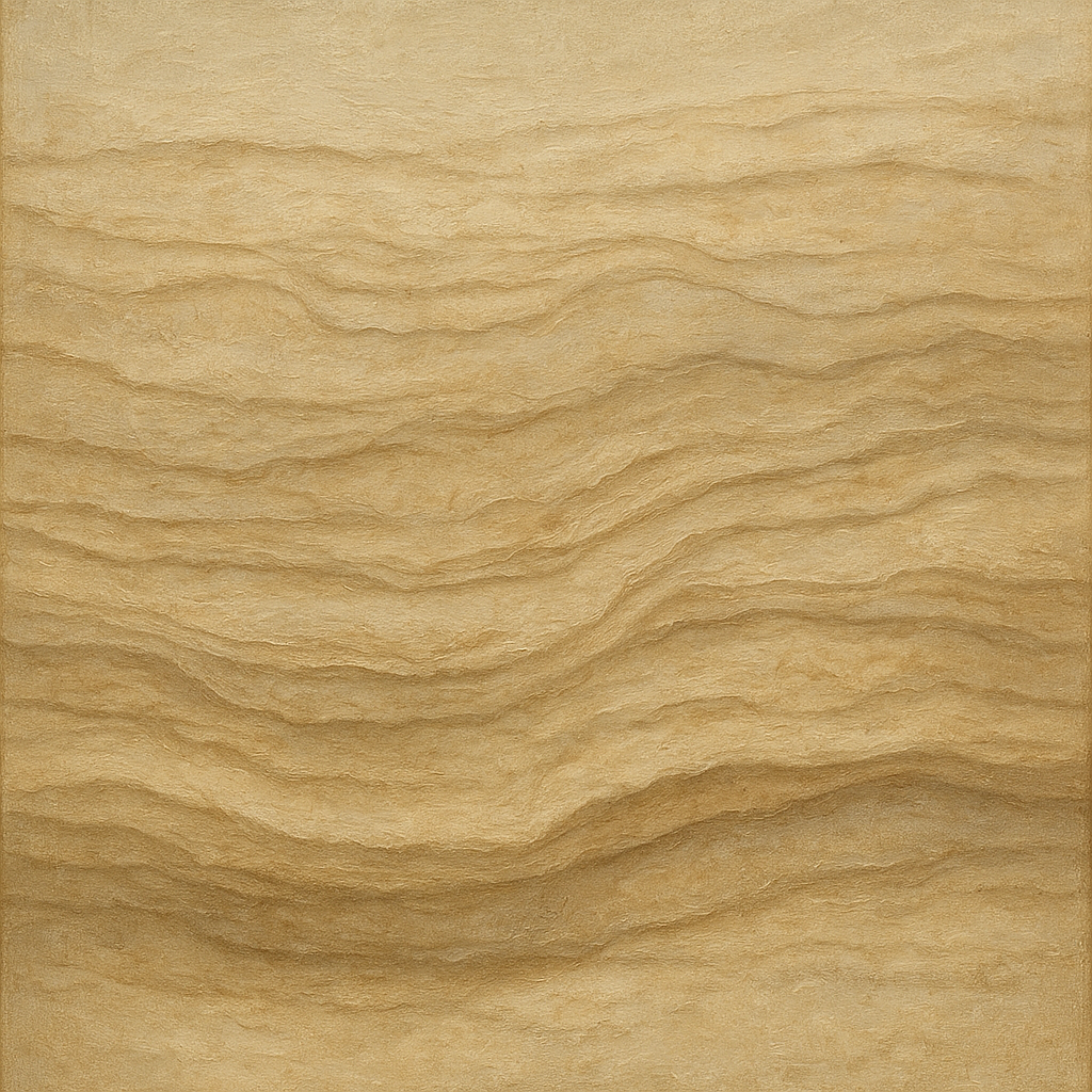 Weathered Mineral Sediments in Warm Ecru No. 22 Oil Painting - View 1