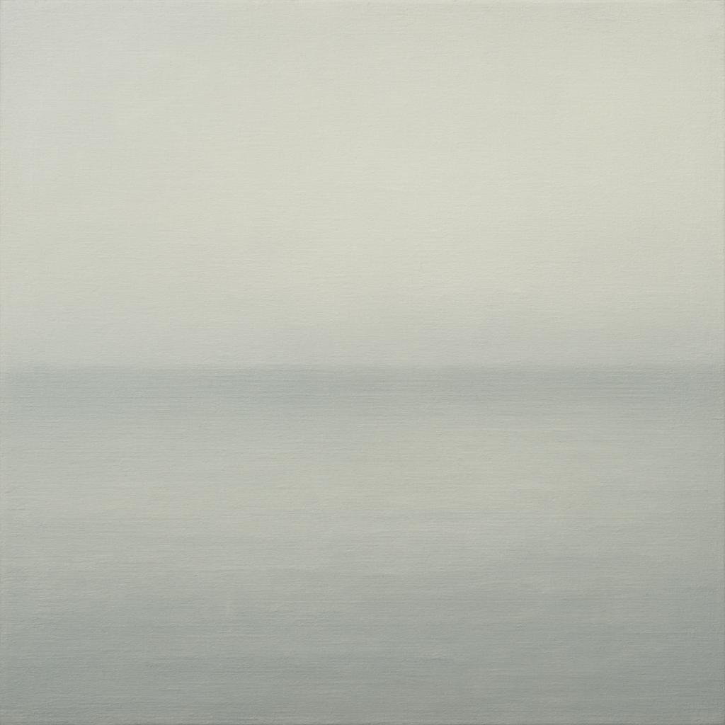 Ethereal Coastal Sea Mist No. 1 - Modern Fine Art Oil Painting - View 1