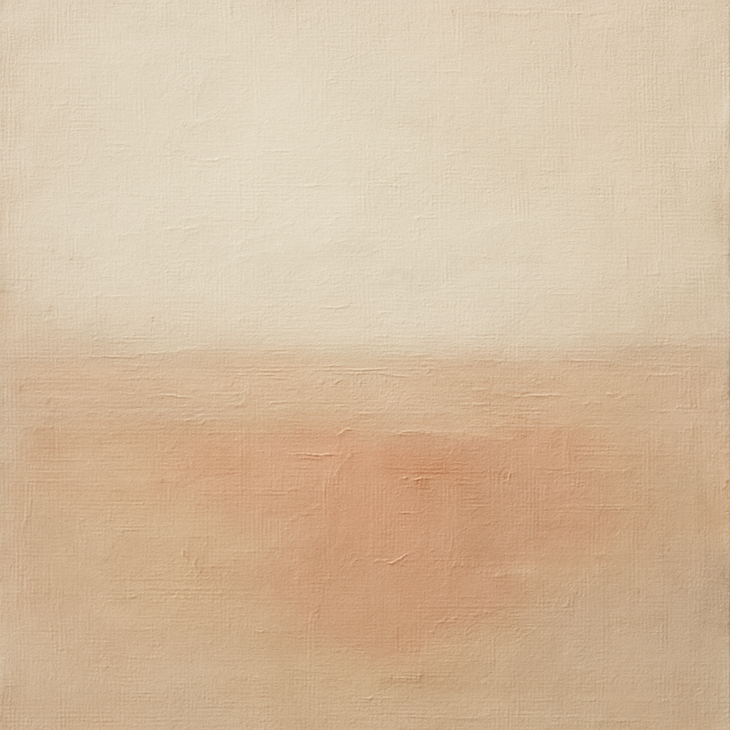 Earthy Raw Linen Texture Field No. 4 - Modern Fine Art Oil Painting - View 1