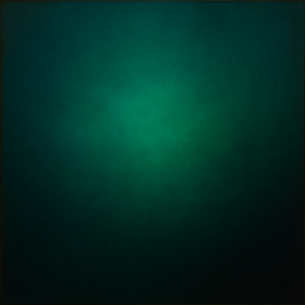Midnight Teal & Deep Malachite Gradient No. 16 Oil Painting 100% Hand Painted Oil on Belgian Linen Canvas, Original Fine Art Wall Decor