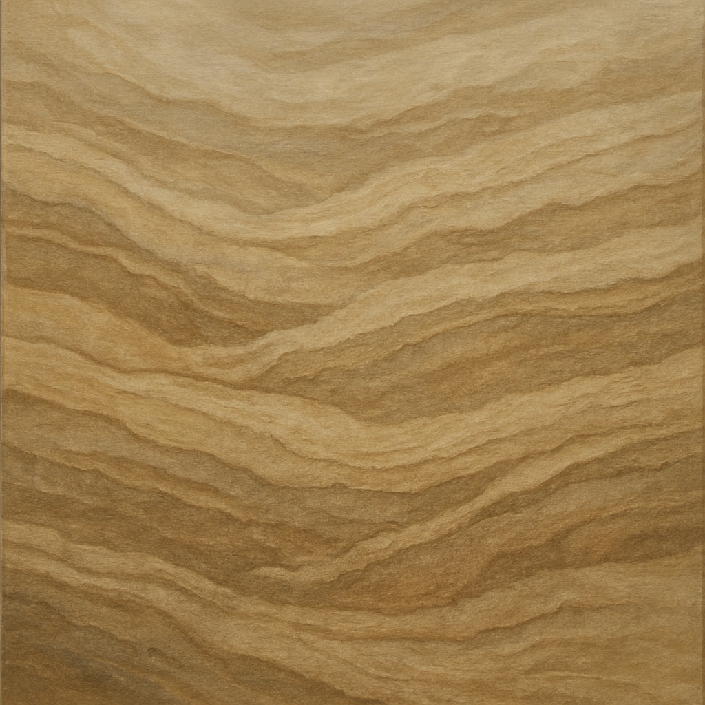 Weathered Mineral Sediments in Warm Ecru No. 28 Oil Painting - View 1