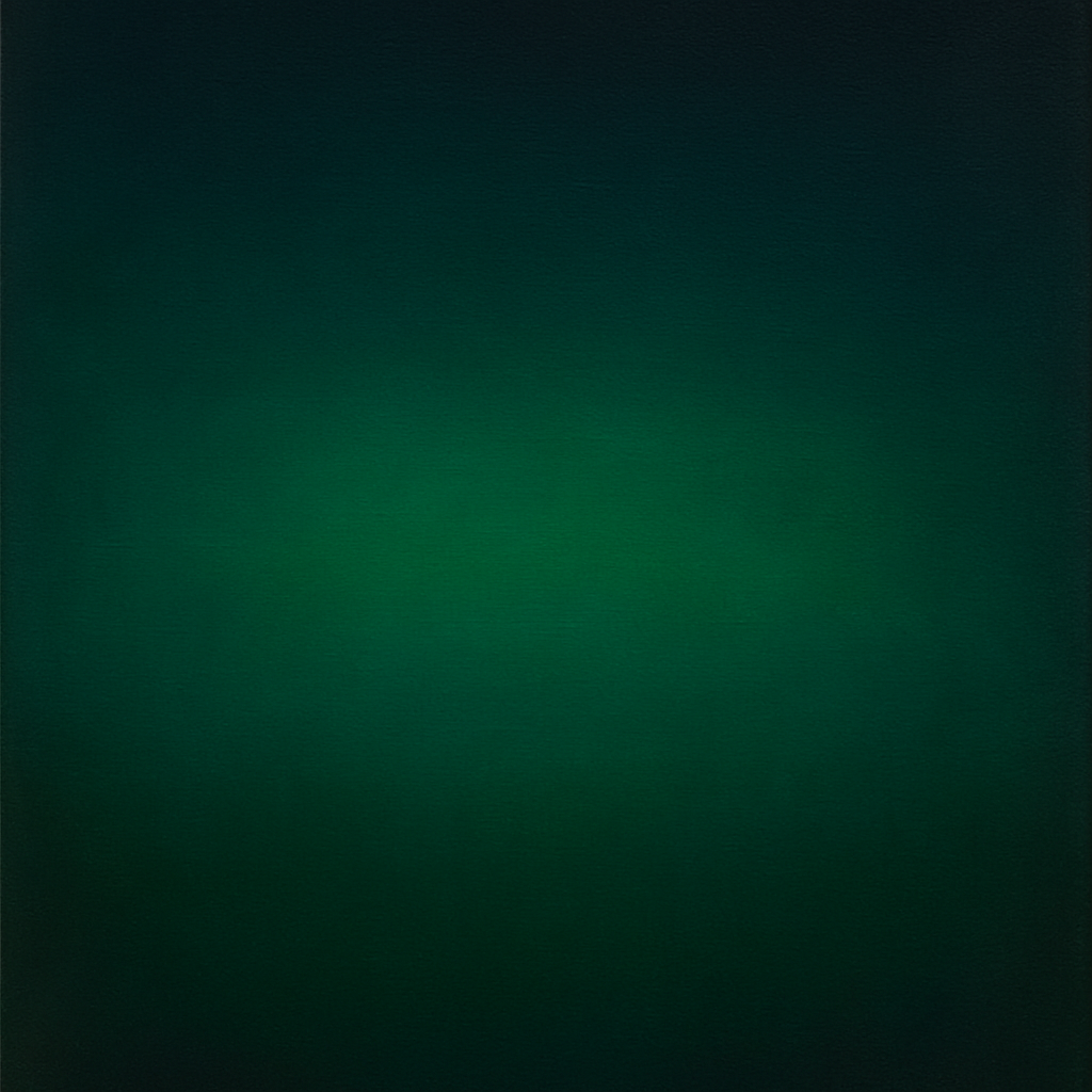 Midnight Teal & Deep Malachite Gradient No. 3 Oil Painting - View 1