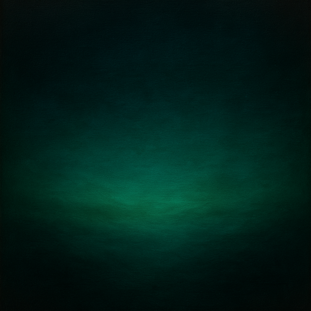 Midnight Teal & Deep Malachite Gradient No. 18 Oil Painting - View 1