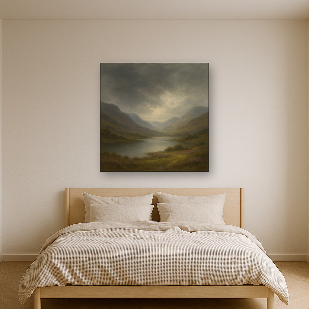 Highland Valley Storm Clearing No. 7 Oil Painting - View 3