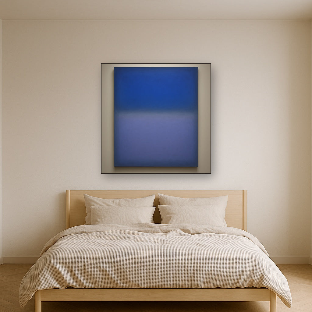 Cobalt Azure & Twilight Lavender Immersion No. 14 Oil Painting - View 3