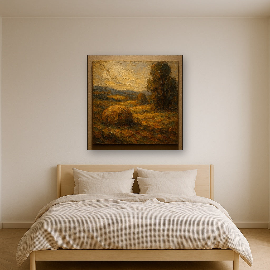 Graceful Reclining Figure Line Art Oil Painting - View 3
