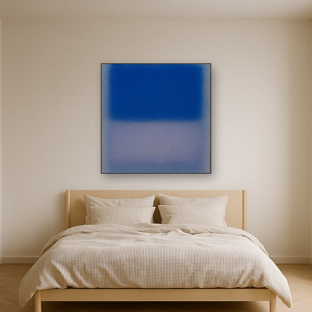 Cobalt Azure & Twilight Lavender Immersion No. 2 Oil Painting - View 3