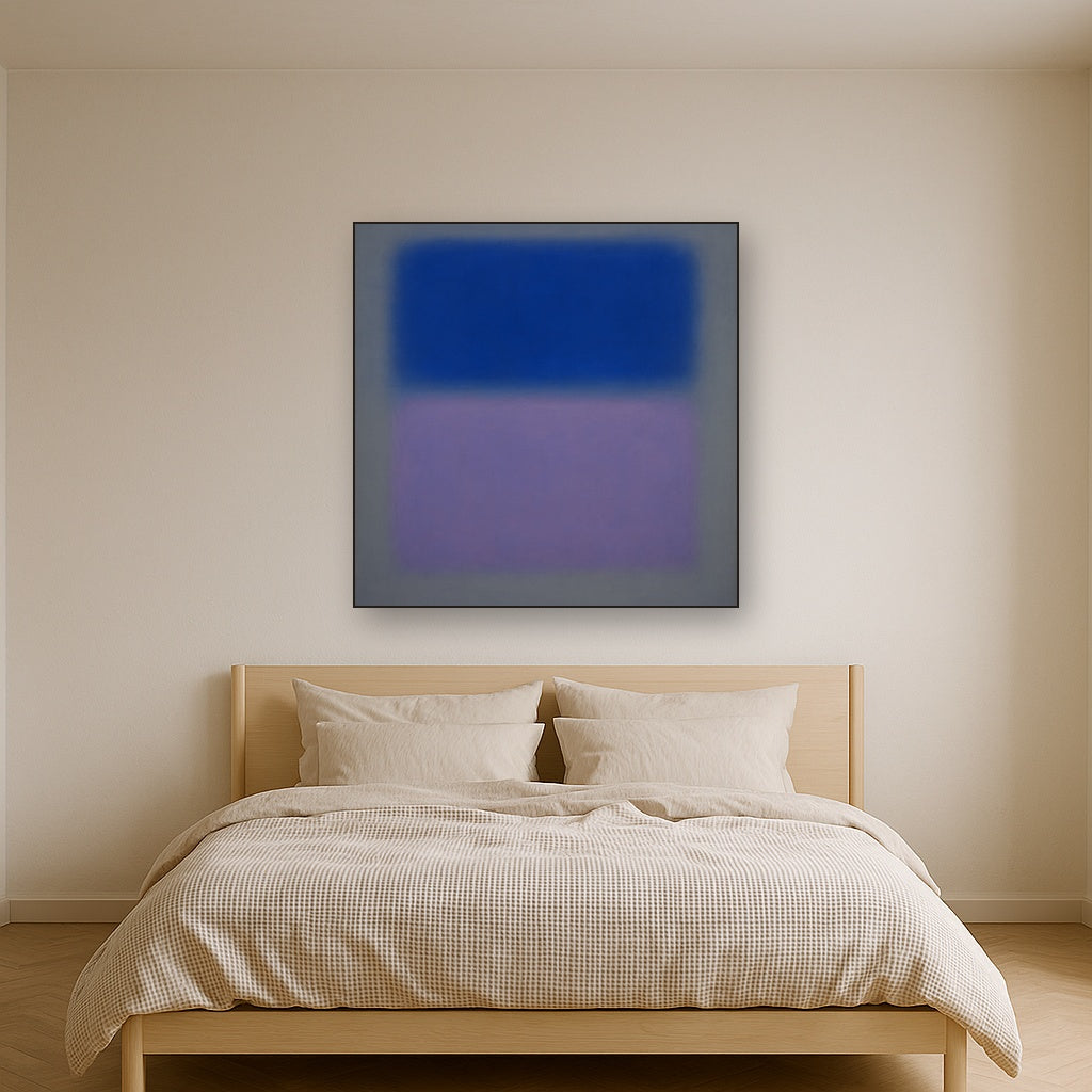 Cobalt Azure & Twilight Lavender Immersion No. 3 Oil Painting - View 3