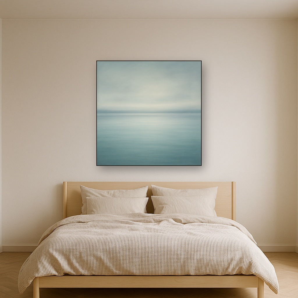Glass Horizon over Quiet Arctic Waters No. 4 Oil Painting - View 3