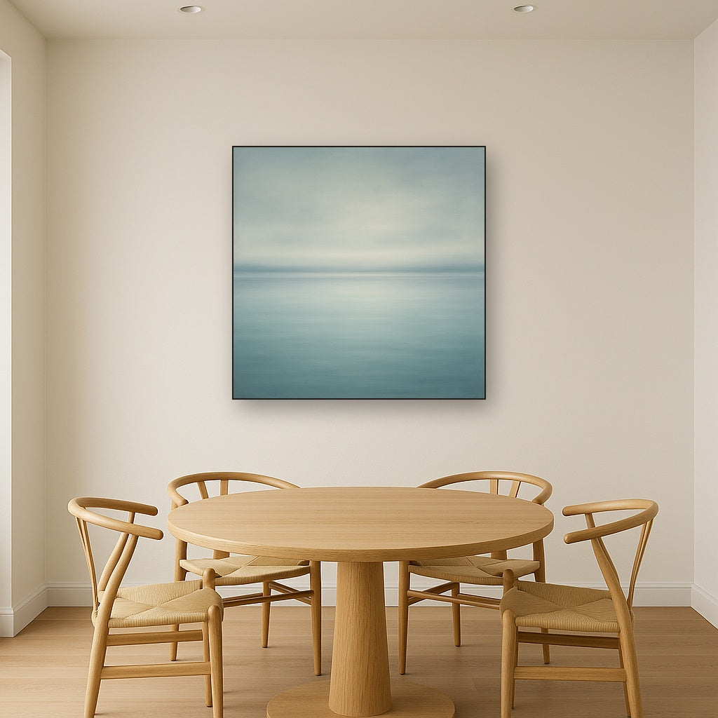 Glass Horizon over Quiet Arctic Waters No. 4 Oil Painting - View 4
