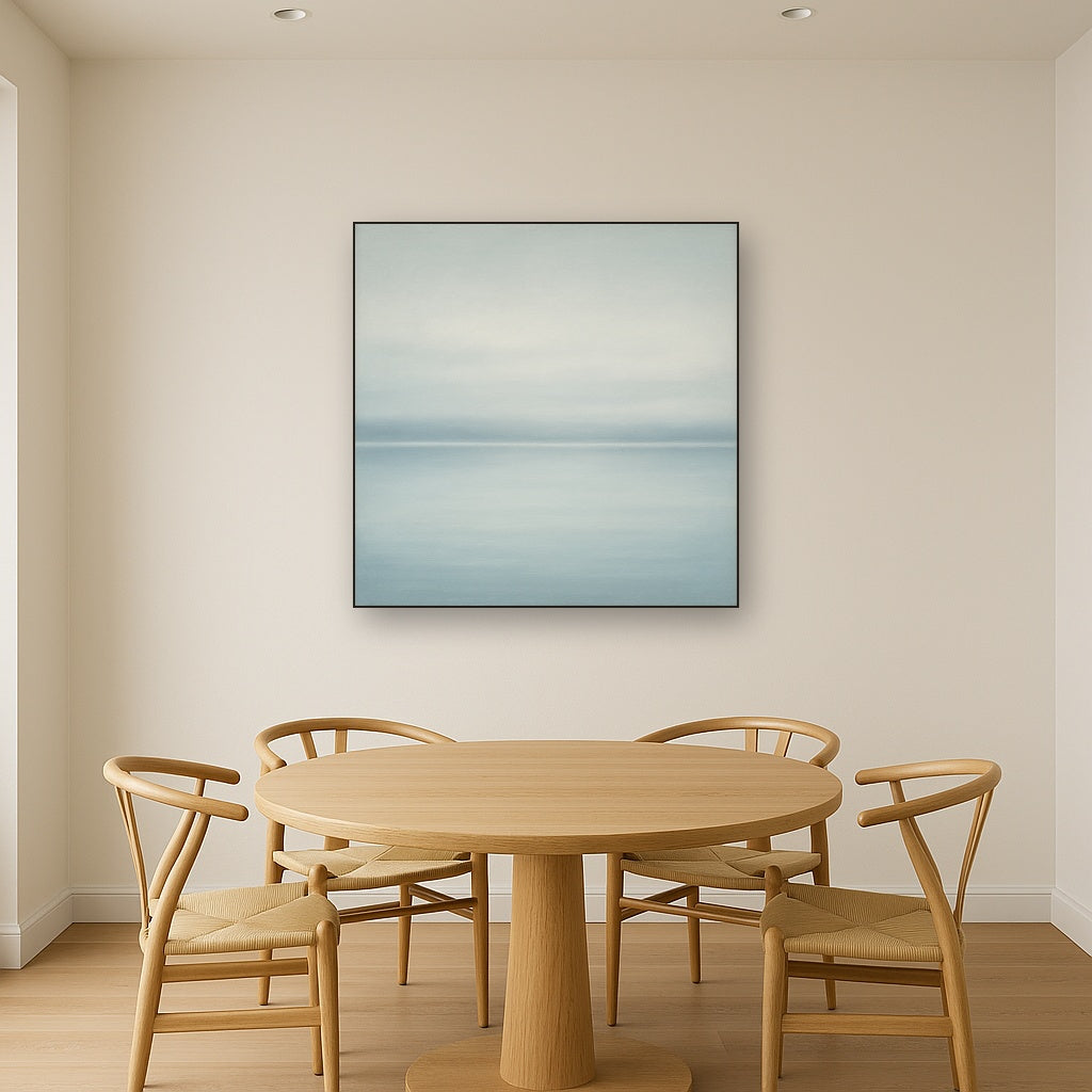 Glass Horizon over Quiet Arctic Waters No. 7 Oil Painting - View 4