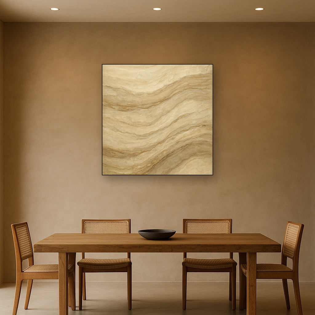 Weathered Mineral Sediments in Warm Ecru No. 23 Oil Painting - View 4