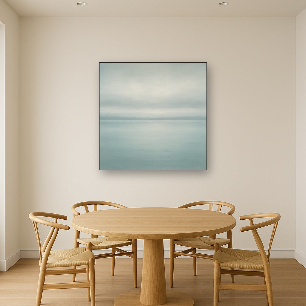 Glass Horizon over Quiet Arctic Waters No. 6 Oil Painting - View 4