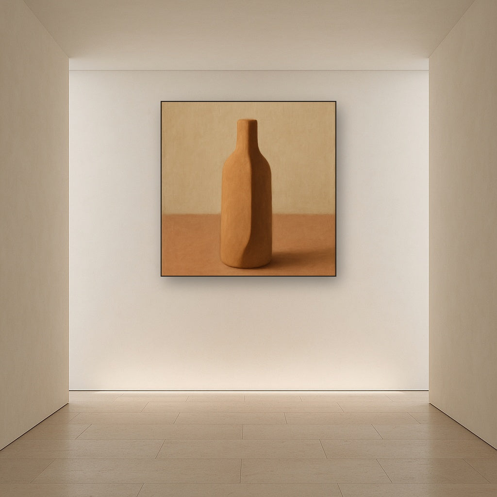 Sculpted Clay Monolith No. 7 - Modern Fine Art Oil Painting - View 5