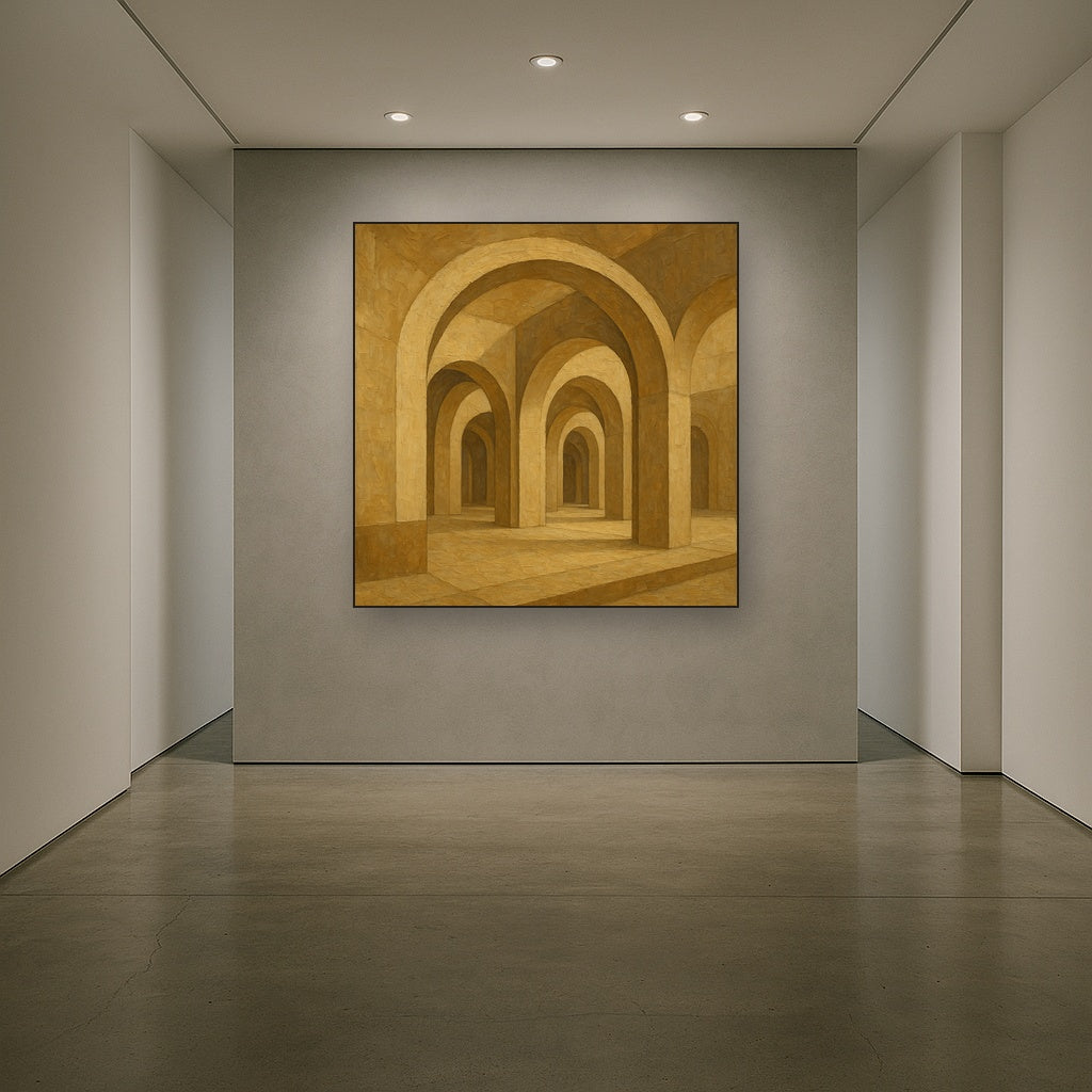 Symphony of Arches Modernist Oil Painting - View 5