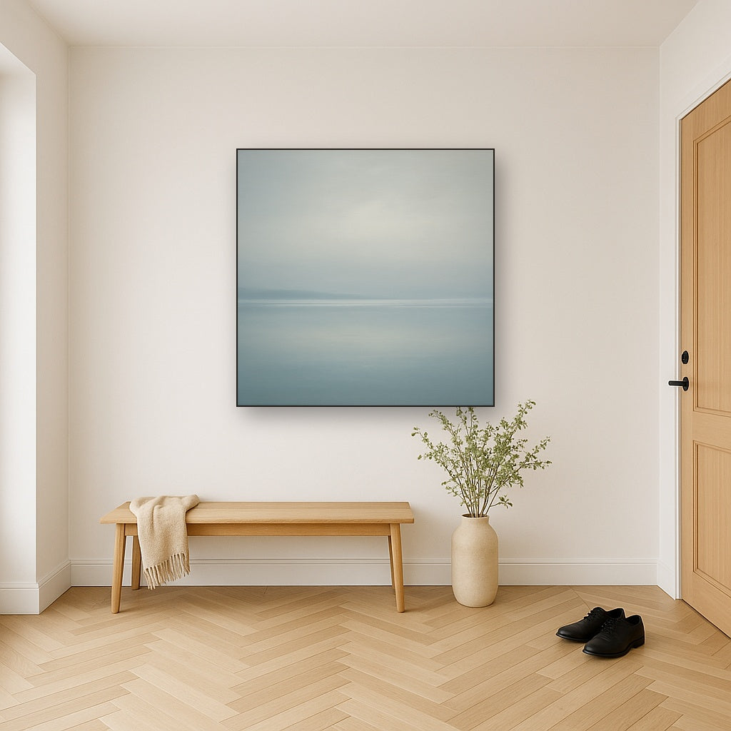 Glass Horizon over Quiet Arctic Waters No. 18 Oil Painting - View 5
