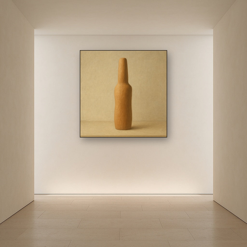 Sculpted Clay Monolith No. 7 - Modern Fine Art Oil Painting - View 5
