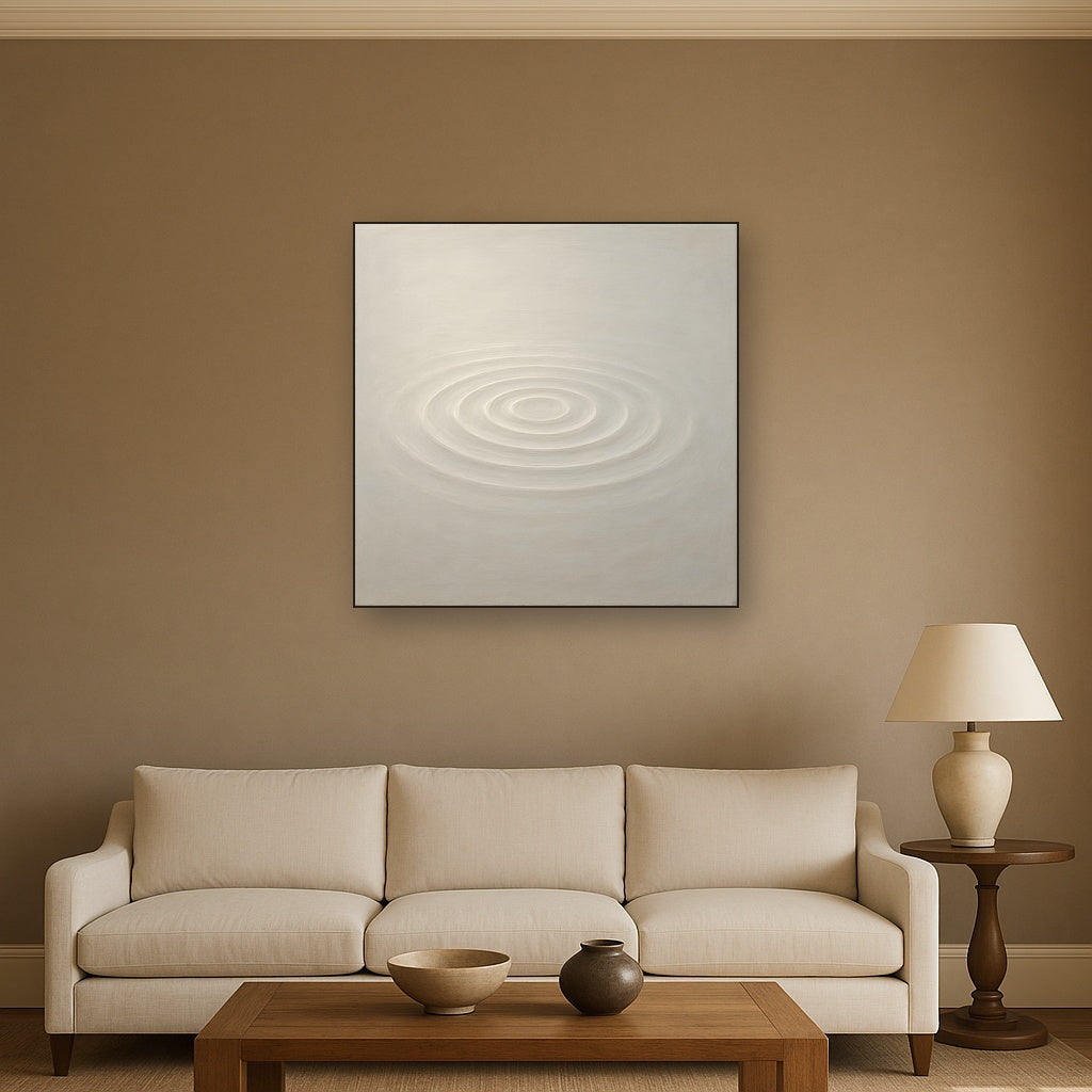 Soft Ripple Surface Glaze No. 10 - Modern Fine Art Oil Painting - View 2