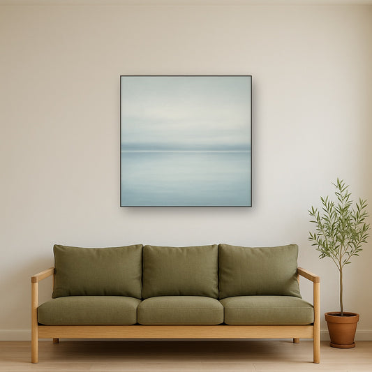 Glass Horizon over Quiet Arctic Waters No. 7 Oil Painting - View 2