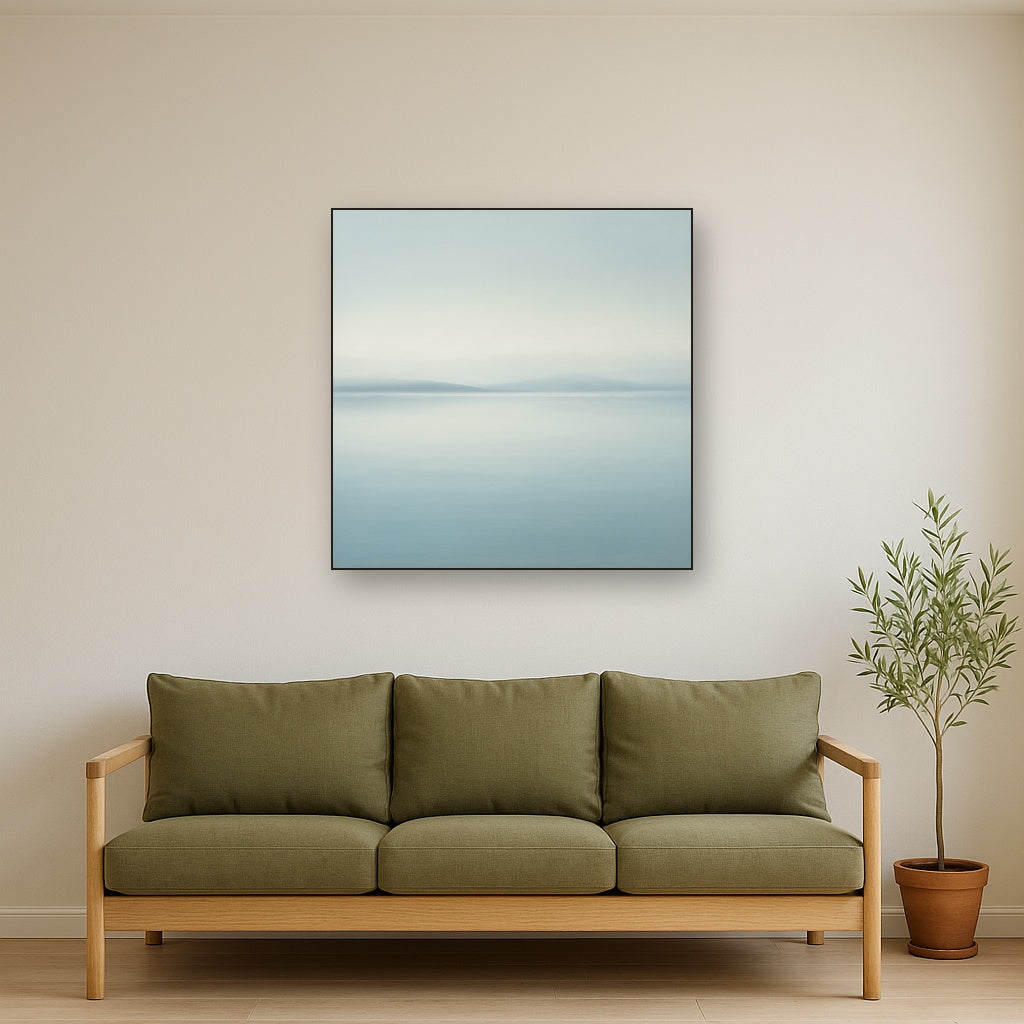 Glass Horizon over Quiet Arctic Waters No. 8 Oil Painting - View 2