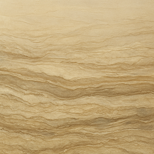 Weathered Mineral Sediments in Warm Ecru No. 17 Oil Painting 100% Hand Painted Oil on Belgian Linen Canvas, Original Fine Art Wall Decor