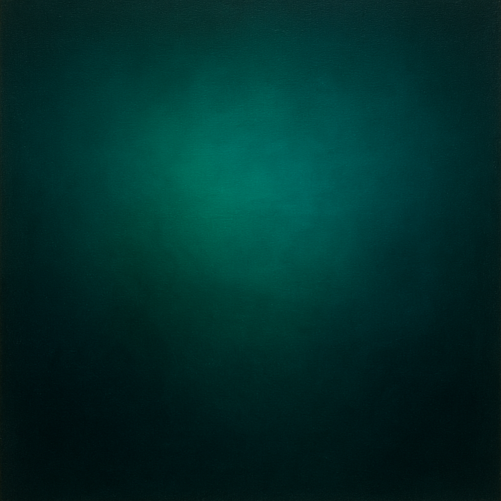 Midnight Teal & Deep Malachite Gradient No. 11 Oil Painting - View 1