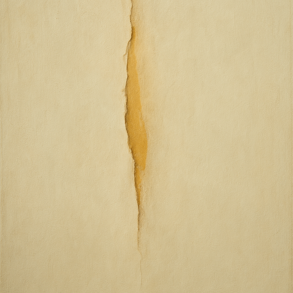 Tactile Stucco & Ochre Rift No. 9 - Modern Fine Art Oil Painting - View 1