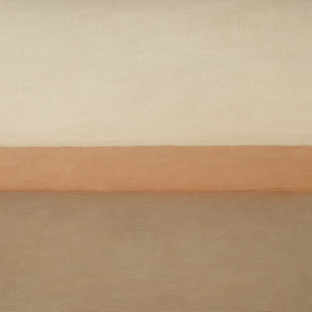 Aged Plaster & Sand Horizon No. 2 - Modern Fine Art Oil Painting - View 1