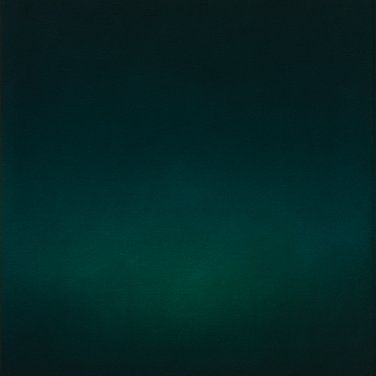 Midnight Teal & Deep Malachite Gradient No. 19 Oil Painting - View 1