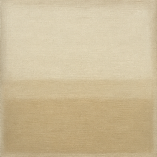 Oatmeal White & Pale Alabaster Monochrome Study No. 27 Oil Painting - View 1