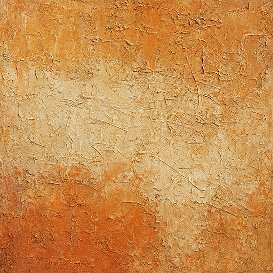 Tuscan Stucco Relic Heavy Impasto Oil Painting - 100% Hand-Painted Master Oil Painting