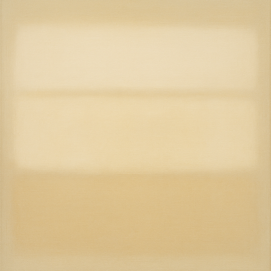 Oatmeal White & Pale Alabaster Monochrome Study No. 15 Oil Painting 100% Hand Painted Oil on Belgian Linen Canvas, Original Fine Art Wall Decor