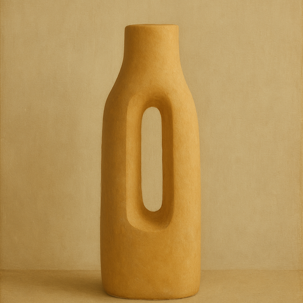 Sculpted Clay Monolith No. 7 - Modern Fine Art Oil Painting - View 1