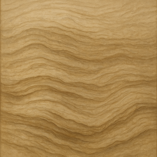 Weathered Mineral Sediments in Warm Ecru No. 8 Oil Painting 100% Hand Painted Oil on Belgian Linen Canvas, Original Fine Art Wall Decor