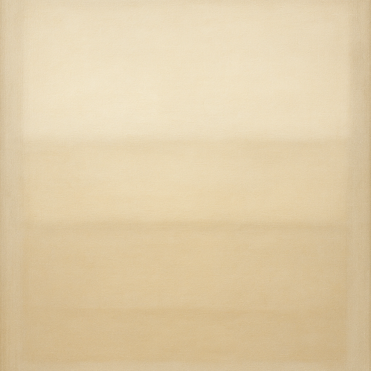 Oatmeal White & Pale Alabaster Monochrome Study No. 18 Oil Painting 100% Hand Painted Oil on Belgian Linen Canvas, Original Fine Art Wall Decor