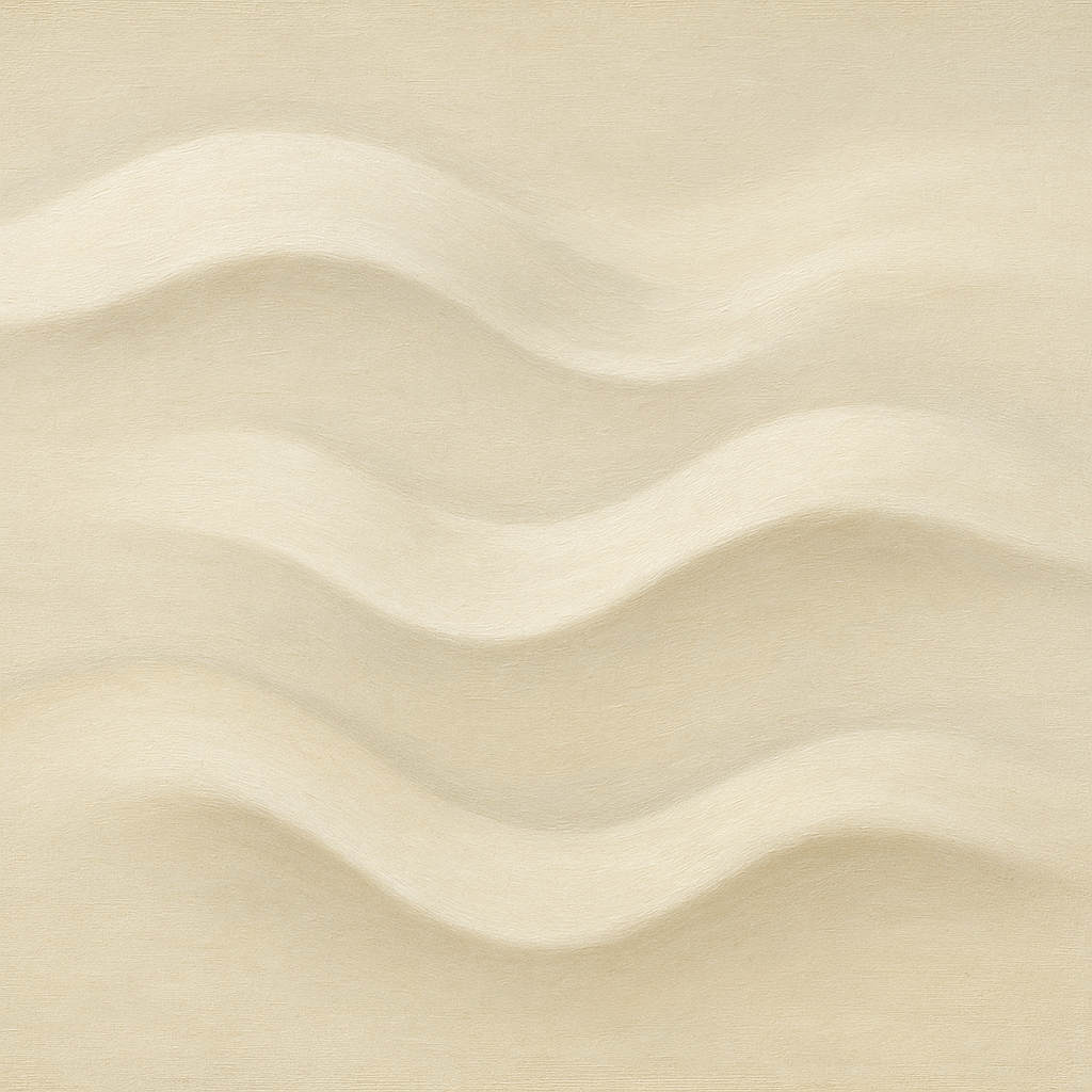 Monochrome Wave Relief No. 2 - Modern Fine Art Oil Painting - View 1