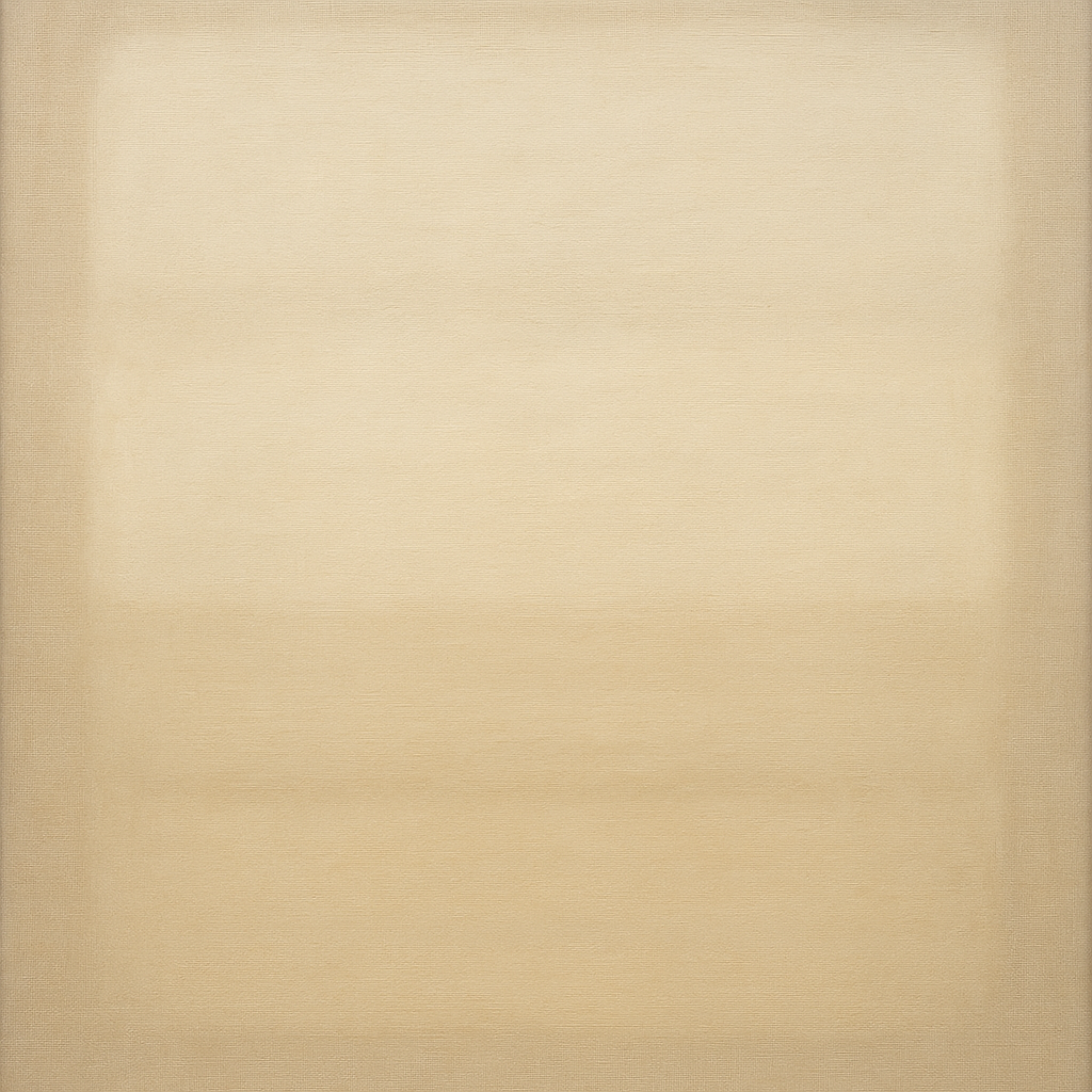 Oatmeal White & Pale Alabaster Monochrome Study No. 26 Oil Painting - View 1