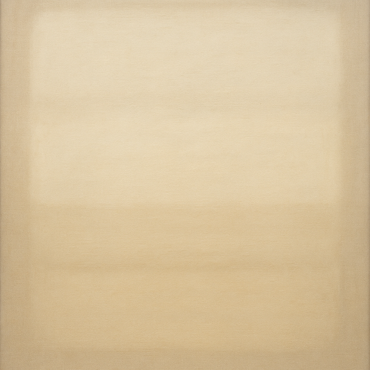 Oatmeal White & Pale Alabaster Monochrome Study No. 26 Oil Painting - View 1