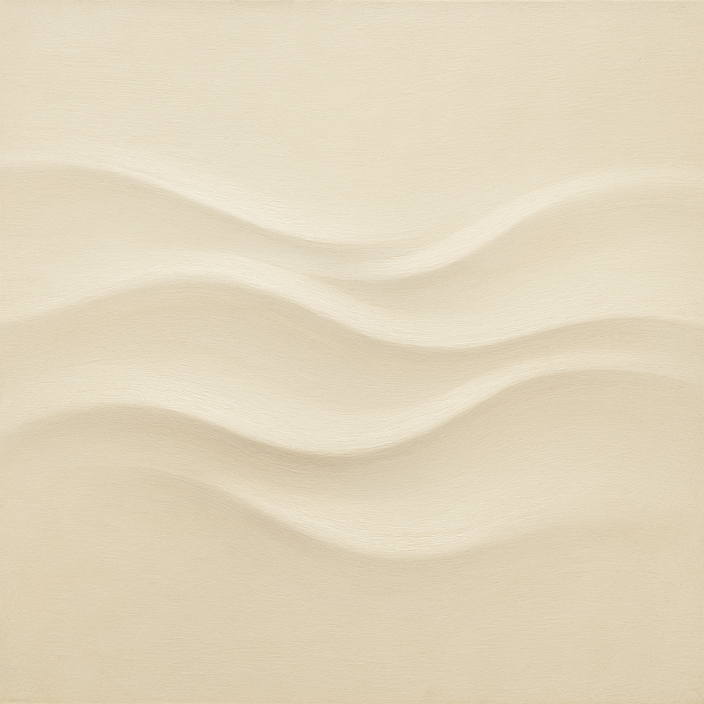 Monochrome Wave Relief No. 2 - Modern Fine Art Oil Painting - View 1