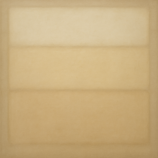 Oatmeal White & Pale Alabaster Monochrome Study No. 7 Oil Painting 100% Hand Painted Oil on Belgian Linen Canvas, Original Fine Art Wall Decor