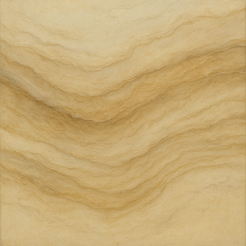 Weathered Mineral Sediments in Warm Ecru No. 11 Oil Painting - View 1