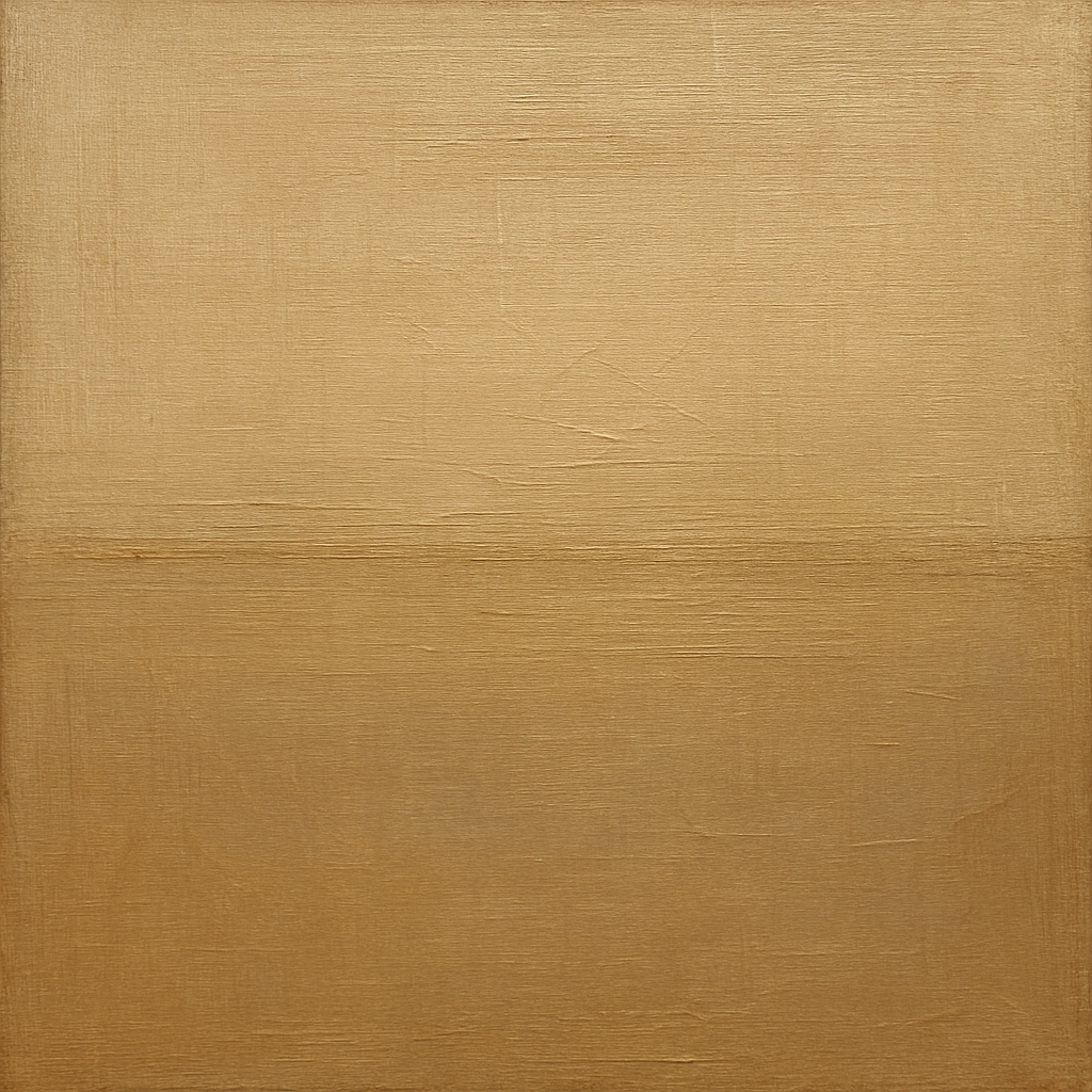 Earthy Raw Linen Texture Field No. 4 - Modern Fine Art Oil Painting - View 1